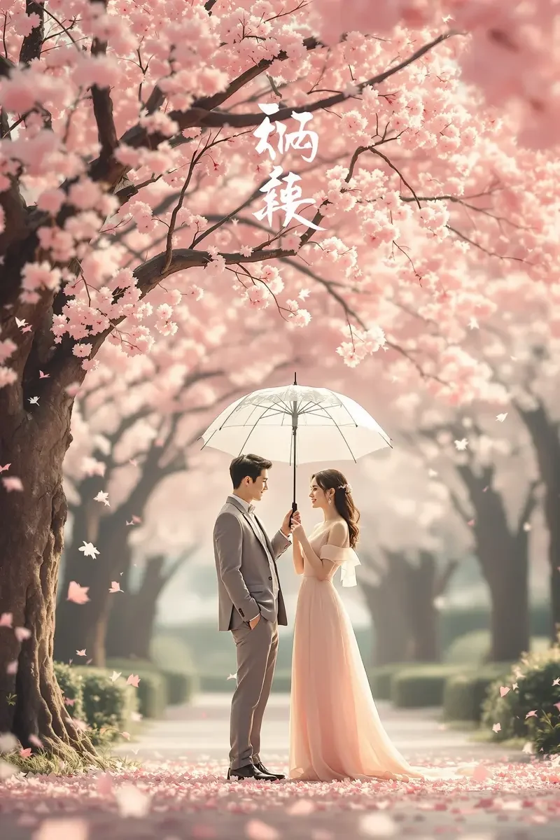 花季与你 竖版情侣海报 - 中国女优