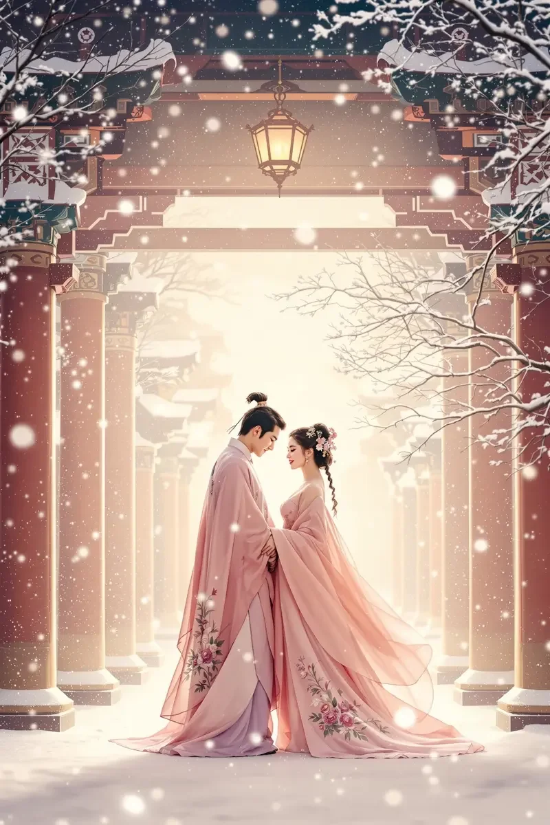 雪落长安 电影海报 - 中国女优
